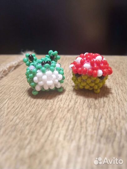 Мини амигуруми из бисера