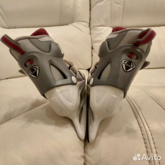 Коньки ледовые р.33-36,5 раздвижные