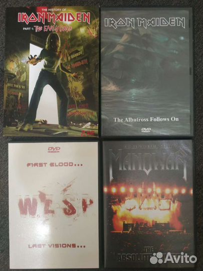 Dvd диски музыка рок