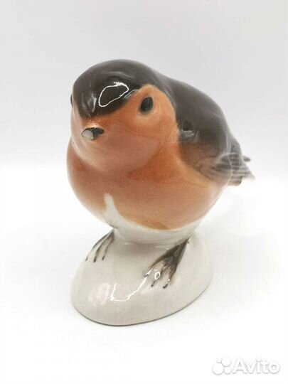Статуэтка Птица Воробей Птичка лфз СССР