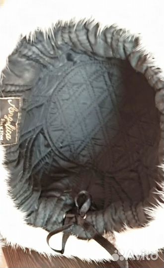 Шапка из меха норки-крестовки