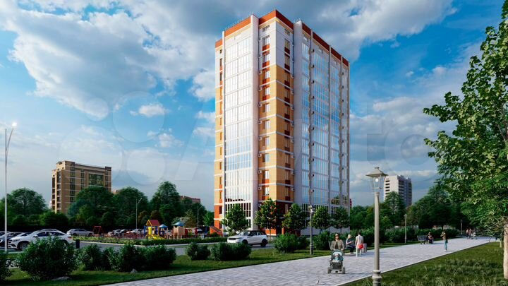 2-к. квартира, 58,6 м², 3/12 эт.