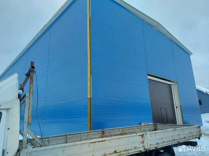 Сэндвич панель стеновая с минеральным утеплителем