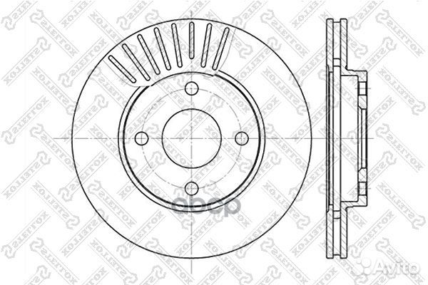 Диск тормозной передний Ford Focus/Fiesta all 9