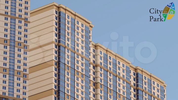 2-к. квартира, 64,4 м², 1/19 эт.