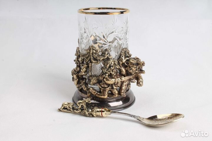 Подстаканник набор Медведь 3D