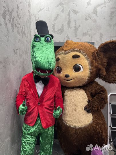 Чебурашка, ростовая кукла, аниматор