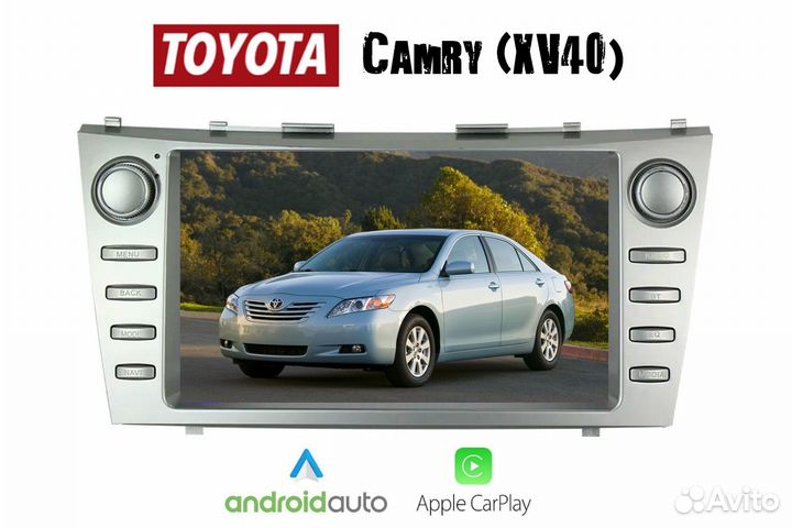 Camry 40 original style LTE CarPlay 4/32gb 8 ядер