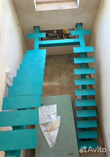 Облицовка бетонных лестниц