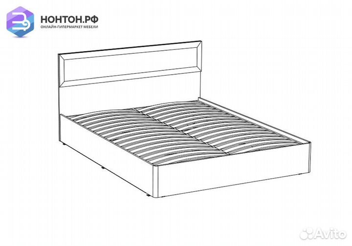 Кровать Престиж-2 сандал светлый