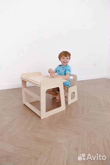 Детский стол и стульчик растущий с доставкой