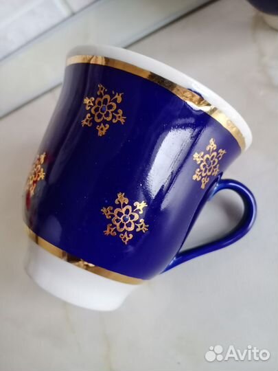 Фарфоровая кружка cobalt 