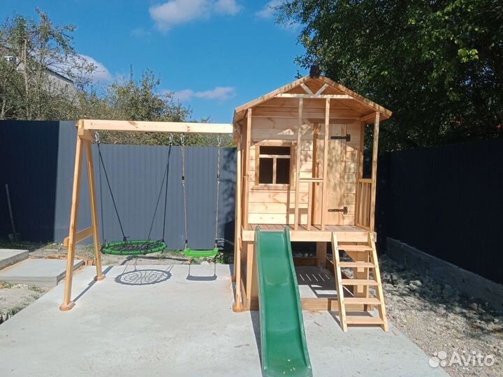 Детский игровой домик уличный