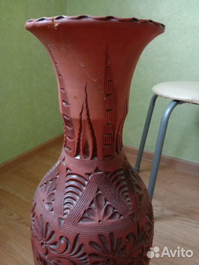 Ваза напольная, высокая