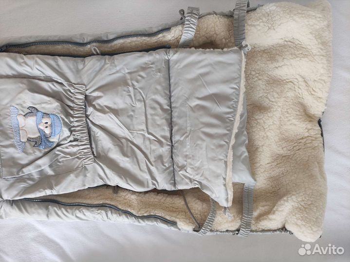 Зимний конверт в коляску