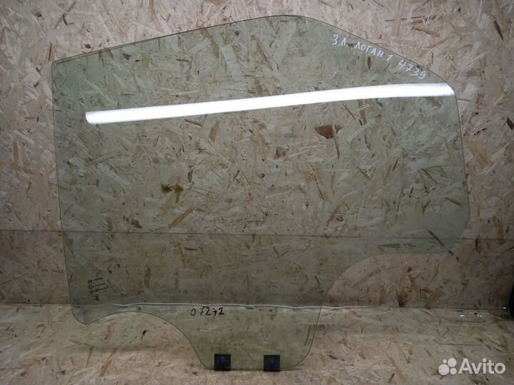 Стекло двери задней левой Renault Logan