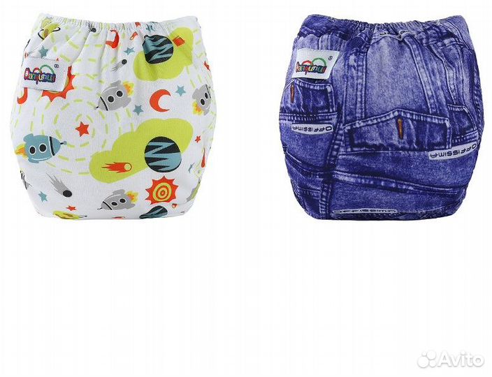 Многоразовые подгузники, вкладыши. Новые