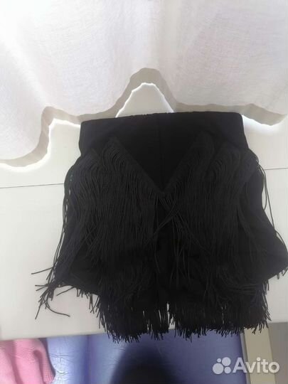 Шорты с бахромой