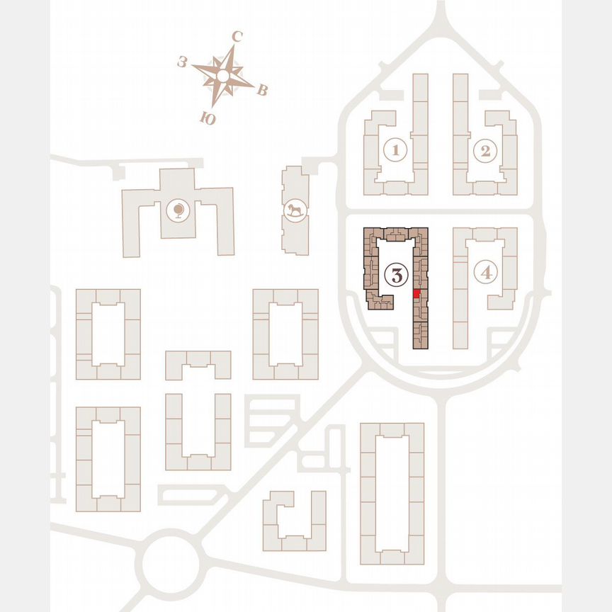 2-к. квартира, 59,1 м², 4/4 эт.