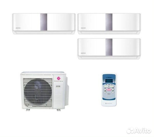 Мульти сплит Dantex RK-M07CN*3/RK-3M21HM2E-W
