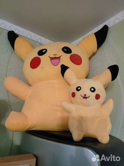 Мягкая игрушка пикачу большая