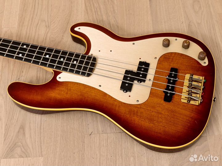 Бас-гитара Schecter Moon PJ Bass Tobacco Sunburst
