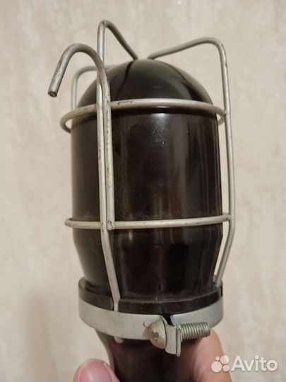 Лампа переноска СССР, винтаж 5 м взрывобезопасная