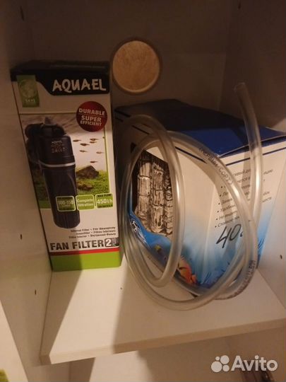 Аквариум 130л с усилиной тумбой