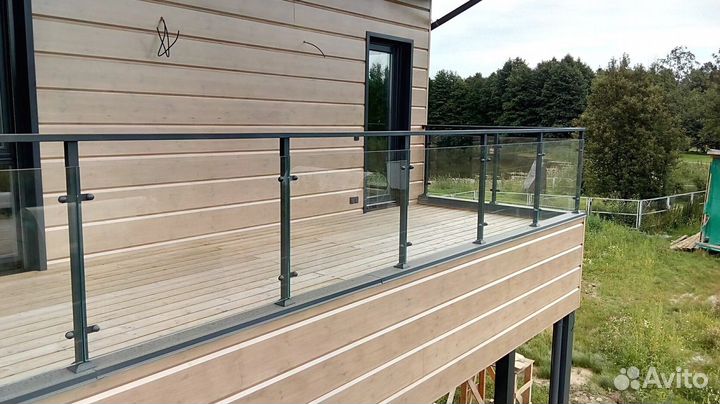 Стеклянные ограждения для террас под ключ