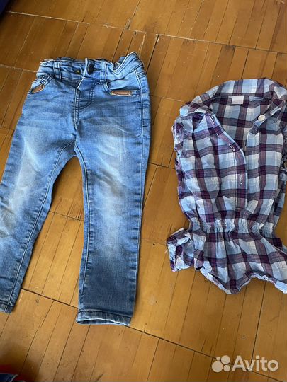 Вещи пакетом на девочку 68-74