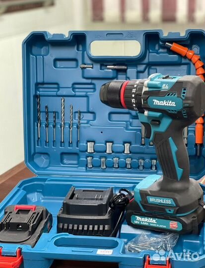 NEW Аккум. Шуруповерт Makita 58v ударный бесщеточн