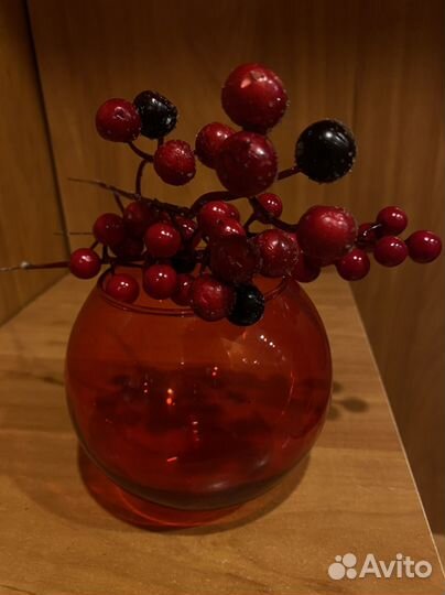 Ваза цветное стекло