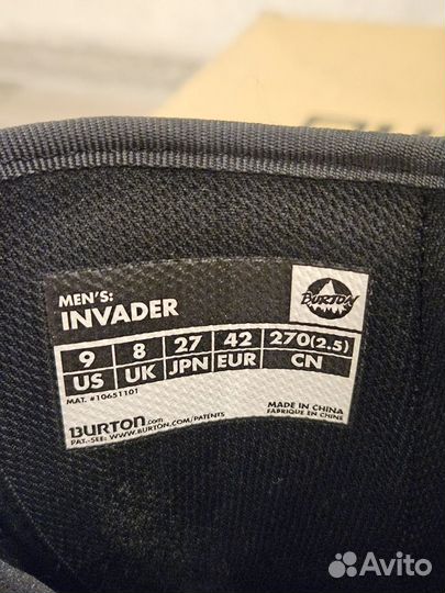 Burton Invader (Сноубордические ботинки)