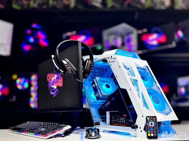 Игровой пк+Монитор, GTX 1660s, DDR4 32gb, SSD 512g