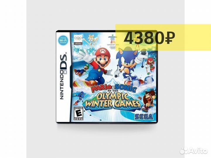 Mario Sonic AT the Olympic Winter Games, б/у, англ