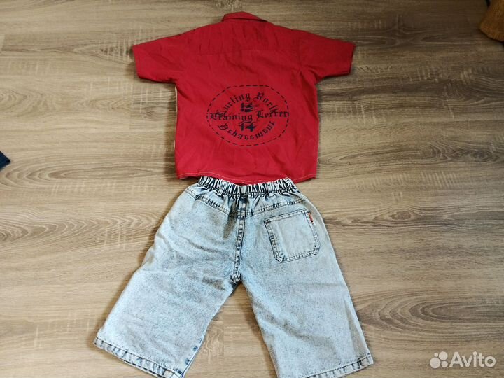 Рубашка и шорты на 7 лет