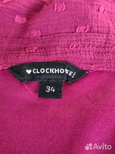 Платье-рубашка шифоновое Clockhouse 40-42