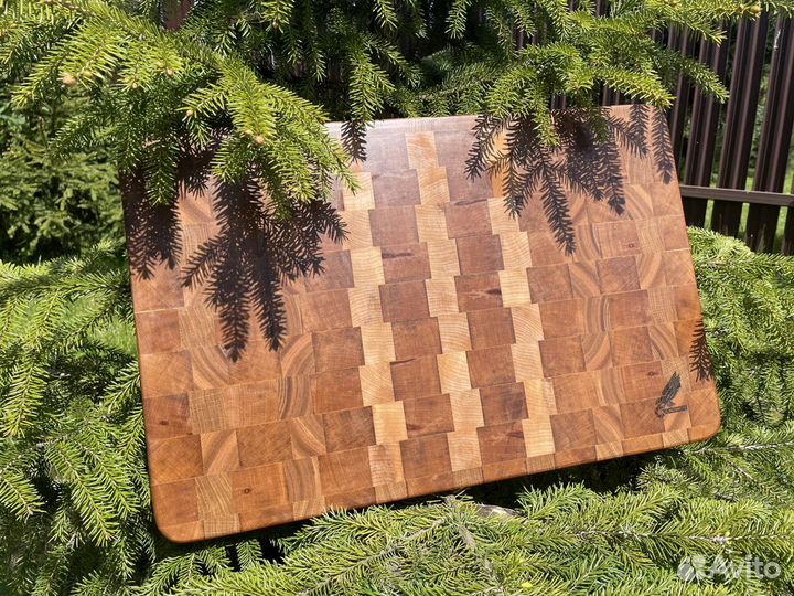 Доска разделочная торцевая