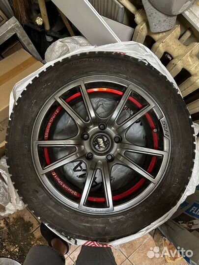 Диски с резиной r16 зима шип нa lexus is250 toyota