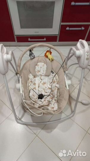 Детские электронные качели для новорожденных