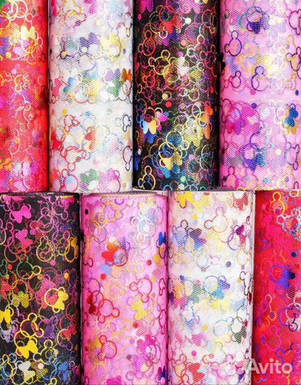 Фатин для рукоделия набор 4 шт