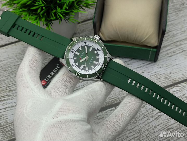 Наручные часы Curren green edition