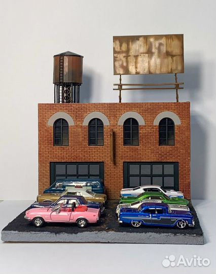 Диорама 1:64 паркинг для машин HotWheels