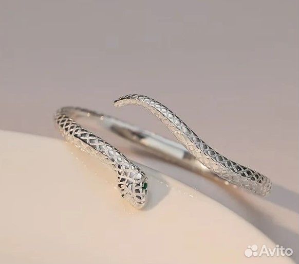 Женский браслет змейка