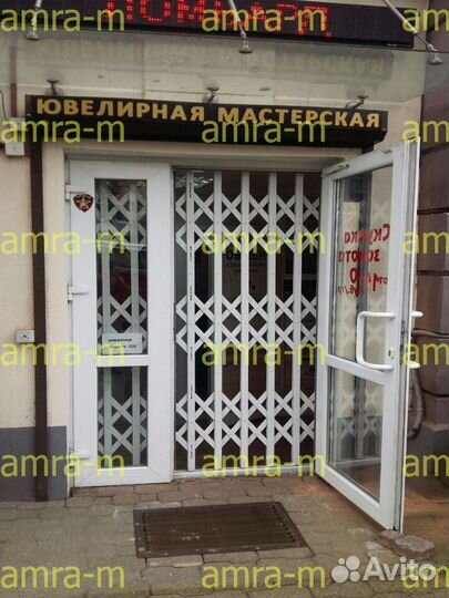 Раздвижные решетки взломостойкие