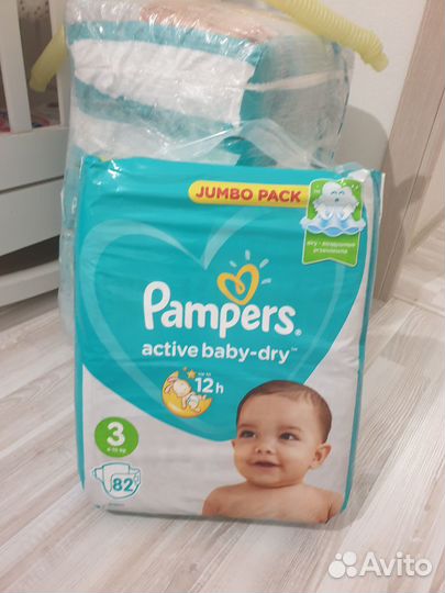 Pampers Active Baby 3 и 4