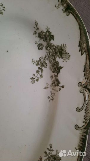 Довоенное блюдо старинное