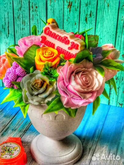 Мыло ручной работы букеты