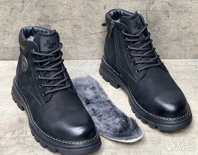 Ботинки мужские зимние Натуральный мех