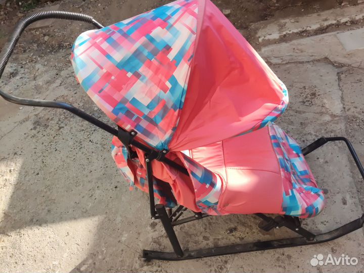 Детские санки коляска бу